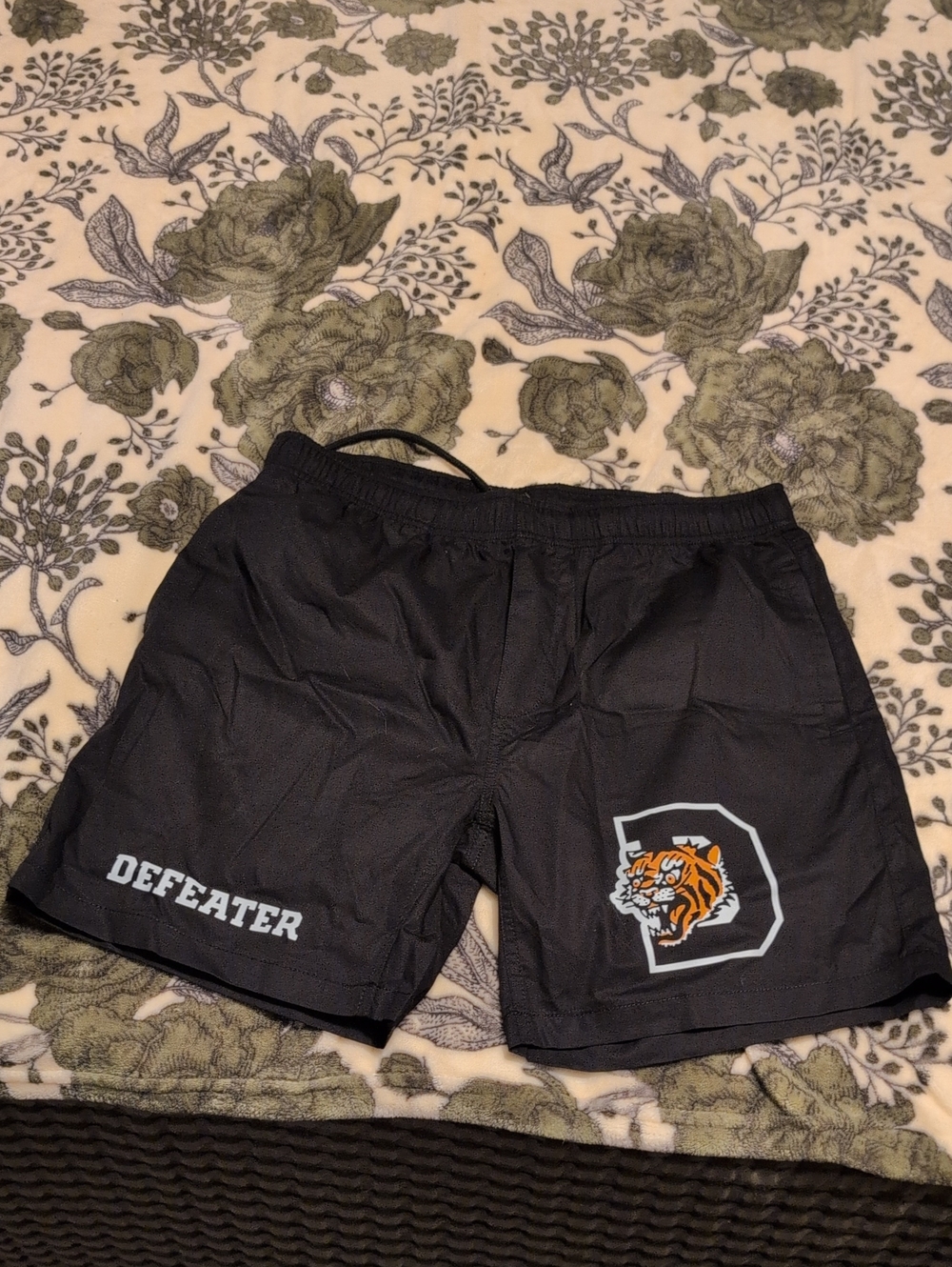 Defeater Hardcore Band Athletic Shorts with Tiger Logo